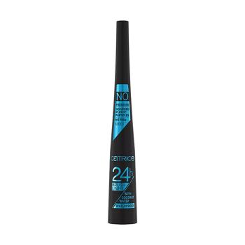 Catrice  Eyeliner Brush Liner 24h Waterproof - 10 Ultra Black  Očné linky Čierna