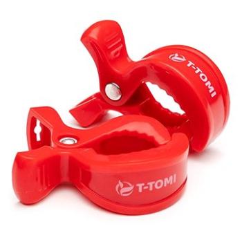 T-TOMI štipec na kočík 2 ks, Red (8594166542136)