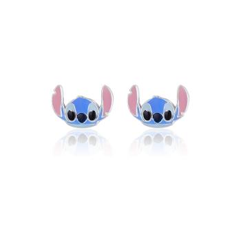 Disney Slušivé strieborné náušnice Stitch Mini ES00101SL.CS