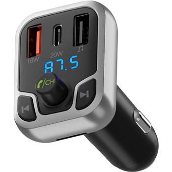 AlzaPower FM Transmitter F100 čierny (APW-FMTV1)