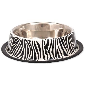 DOG FANTASY MISKA NEREZOVA S GUMOU ZEBRA 33 CM 2800ML (064-1135)