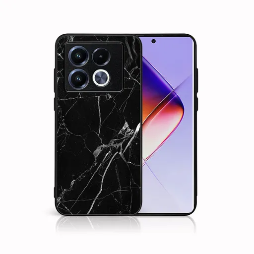 MY ART Ochranný kryt pre Infinix Note 40 Pro / 40 Pro+ 5G BLACK MARBLE (142)