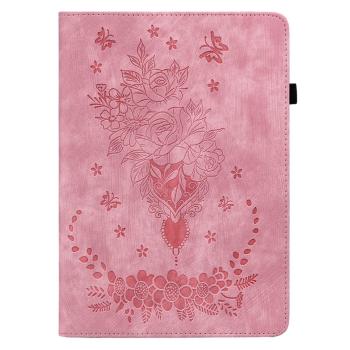 ART FLOWERS Zaklápacie puzdro pre Huawei MediaPad M5 Lite 10" svetloružové