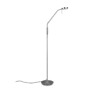 LED stojaca lampa Trio Monza nikel 423310107