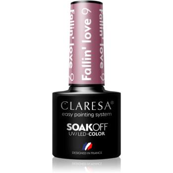 Claresa SoakOff UV/LED Color Fallin' Love gélový lak na nechty odtieň 9 5 g