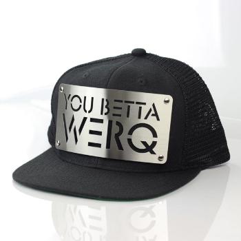 Karl Alley You Betta Werq Mesh Snapback Black Silver - UNI