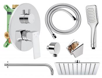 Rubineta Podomítkový sprchový set MODENA-2F chrom OLBAMOD625049