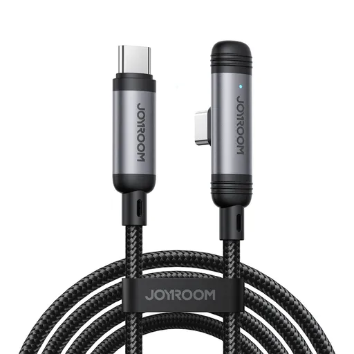 JOYROOM S-A56 EnjoyX 90° Kábel USB-C / USB-C 60W 1.2m čierny