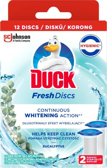 WC gél DUCK Fresh Discs duo refill Active Eucalyptus 2×36 ml