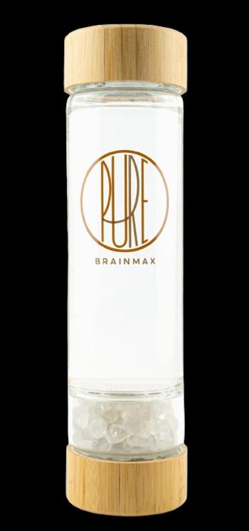 BRAINMAX PURE Sklenená fľaša s krištáľom 500 ml