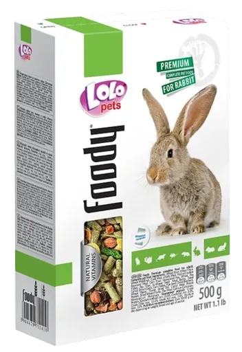 LOLOPETS základné krmivo pre králiky 500g