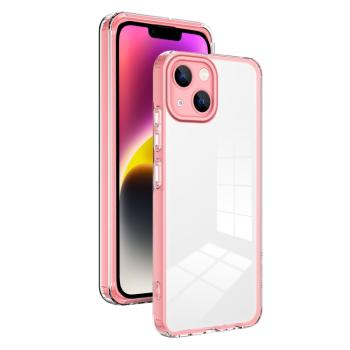 CRYSTAL Ochranný kryt pre Apple iPhone 14 ružový