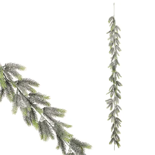 Vianočná smreková girlanda, 170 cm, zelená