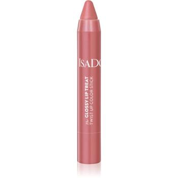 IsaDora Glossy Lip Treat Twist Up Color hydratačný rúž odtieň 03 Beige Rose 3,3 g