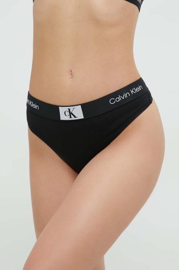 Tangá Calvin Klein Underwear čierna farba,000QF7221E