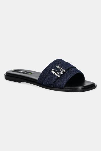 Šľapky MSGM dámske, tmavomodrá farba, 3841MDS840