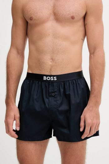 Bavlnené boxerky BOSS 2-pak tmavomodrá farba, 50535781