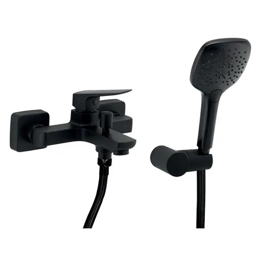 Vaňová batéria Novaservis Nobless Ego s vaňovým setom 150 mm čierna matná 43020,5