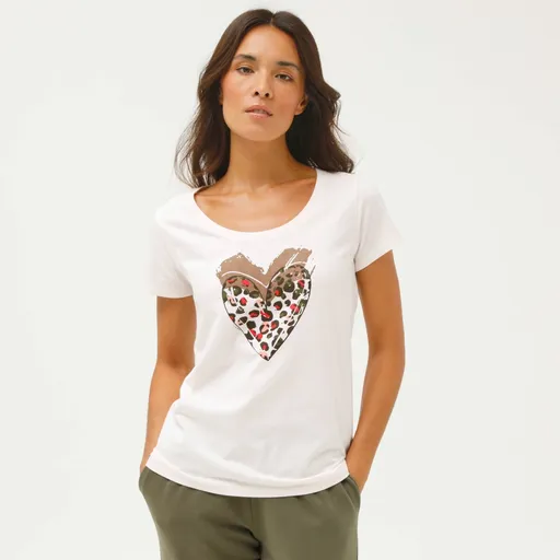 Tričko s potlačou srdca