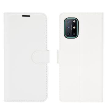 LITCHI Peňaženkový kryt OnePlus 8T biely