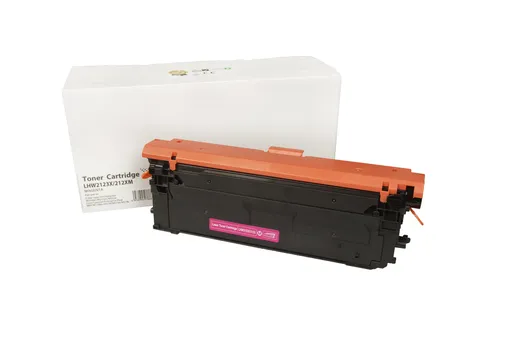 Kompatibilná tonerová náplň W2123X, 212X, 10000 listov pre tlačiarne HP (Orink white box), purpurová
