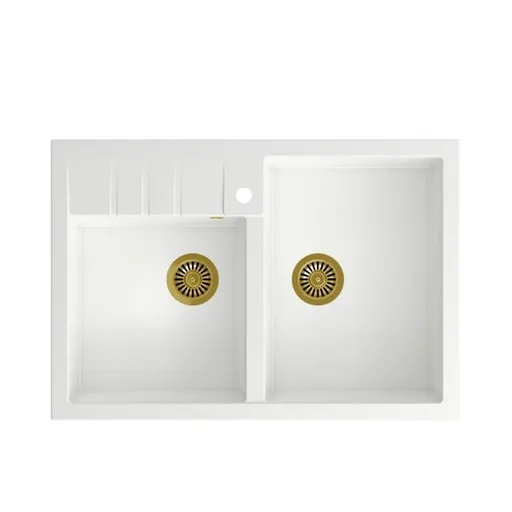 Drez Quadron BILL120 snehovo biela zlat HCQB9062U1_PVDG1