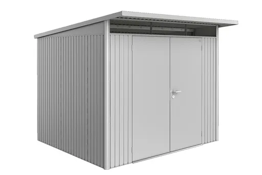 Biohort Záhradný domček BIOHORT Avantgarde A6 duo 260 × 220 cm (strieborná metalíza)
