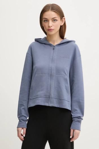Mikina Calvin Klein Underwear dámska, s kapucňou, jednofarebná, LV00QS7504