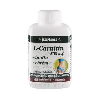 MedPharma L-CARNITÍN 500 MG + INULÍN + CHRÓM