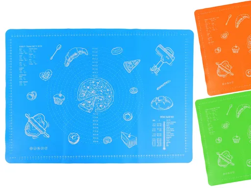 MAKRO - Silikónová podložka na cesto 50x70cm, rôzne farby