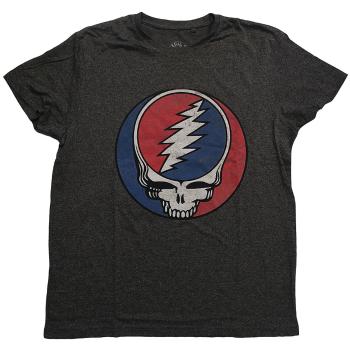 Grateful Dead tričko Steal Your Face Classic Šedá/Čierna L