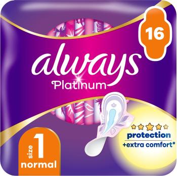 Egészségügyi betét ALWAYS Platinum Ultra Normal Plus Duopack, 16 db