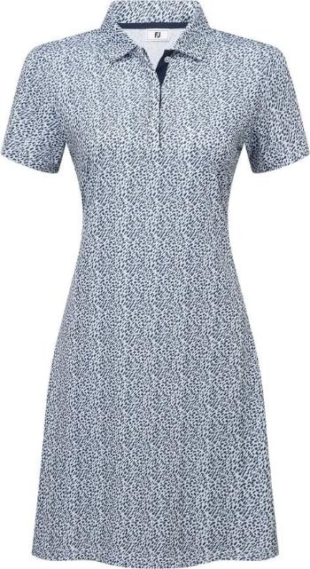 Footjoy Animal Print Womens White/Skyway/Navy S Šaty