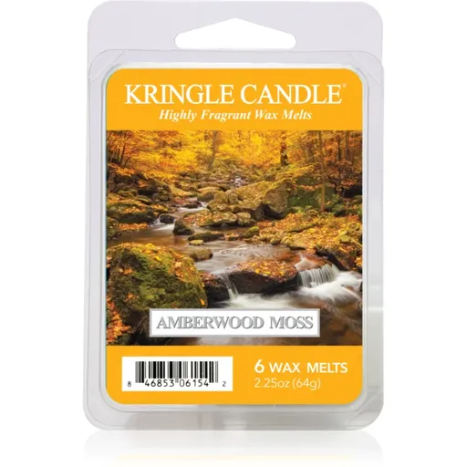 Kringle Candle Amberwood Moss vosk do aromalampy 64 g