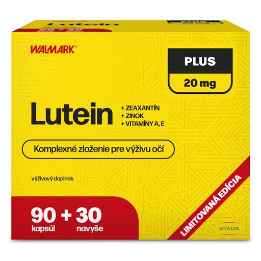 WALMARK Lutein plus 20 mg 90 + 30 kapsúl NAVYŠE