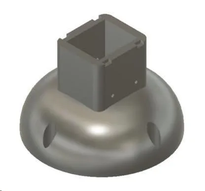 TP-LINK držiak/stojan pre kamery Tapo C500/C510W/C520WS/C530WS na stenu a strop, biely s krytkou káblov (1ks)