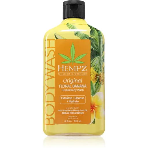 HEMPZ Floral Banana sprchový gél na telo 500 ml