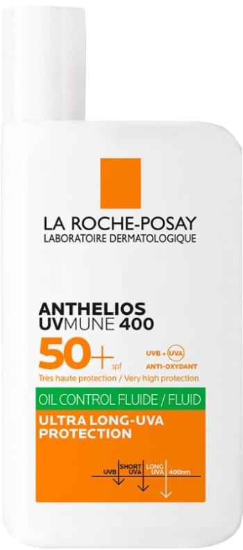 La Roche Posay Ochranný fluid pre citlivú pleť SPF 50+ Anthelios (UV Mune Oil Control Fluid) 50 ml