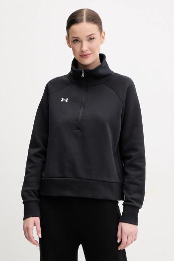 Mikina Under Armour dámska, čierna farba, jednofarebná