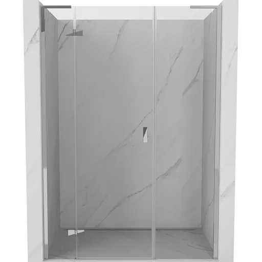 MEXEN/S - Mist-H L sprchové dvere krídlové ľavé 150, transparent, chróm 8A5L-150-001-01-00-L