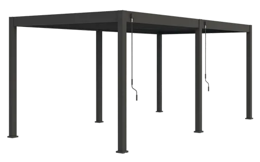 ArtRoja Bioklimatická hliníková pergola INTRO PLUS voľne stojaca | antracit  6 x 3 m