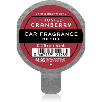 Bath & Body Works Frosted Cranberry vôňa do auta náhradná náplň 6 ml