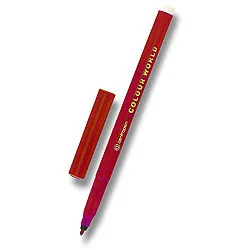 Popisovač Centropen 7550 červený valcový hrot 1mm