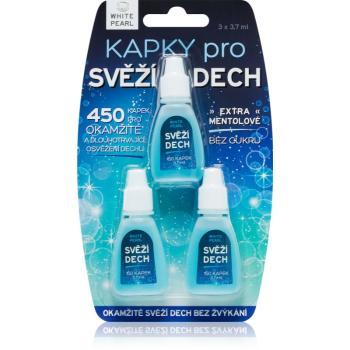White Pearl Dental Care kvapky pre svieži dych 3 x 3.7 ml