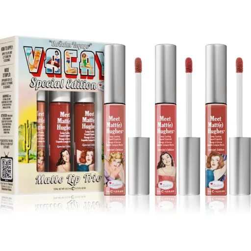 theBalm X Model Roz Voyage matná sada na pery