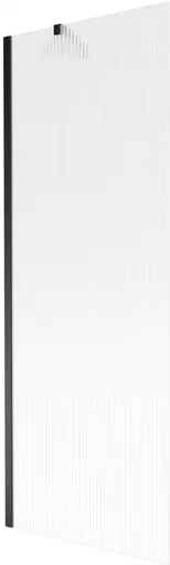 MEXEN/S - Next vaňová zástena FIX 70 x 150, prúžky, čierna 895-070-000-00-09-70