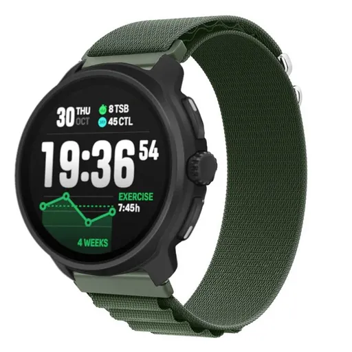 NYLON Vymeniteľný remienok pre Suunto Race 2 tmavozelený