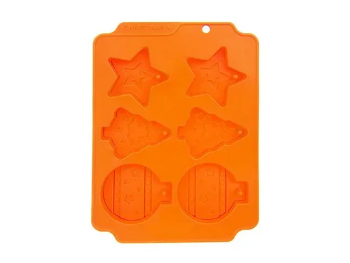 Forma na pečenie vianočných cukroviniek ORION 23x17x1,5cm Orange