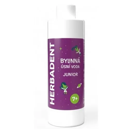 HERBADENT Junior Spearmint Bylinná ústna voda 240 ml