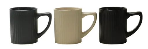 MAKRO - Hrnček keramický 8x9,7cm rôzne farby